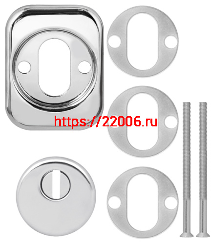 Броненакладка Fuaro (Фуаро) DEF.XL/K-EXT.4286 (DEF 4286 SQ XL) CP-8 хром фото 2 Броненакладка Fuaro (Фуаро) DEF.XL/K-EXT.4286 (DEF 4286 SQ XL) CP-8 хром фото 2