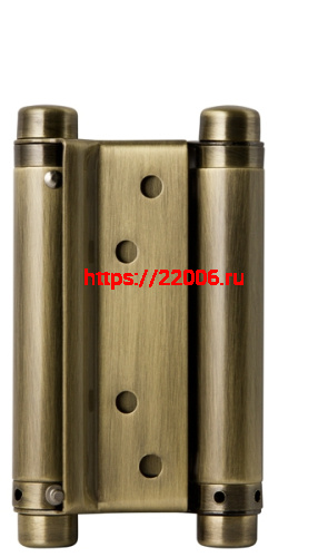 Петля Armadillo (Армадилло) пружинная двусторонняя BH470SS (100*70*1.5) AB (DAS SS 201-4") бронза Петля Armadillo (Армадилло) пружинная двусторонняя BH470SS (100*70*1.5) AB (DAS SS 201-4") бронза