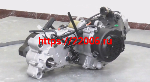 Двигатель 4т. 150 см3 157QMJ (GY6-150) Dingo150 моноблок с редуктором в сборе и масл. охлажд. фото 2 Двигатель 4т. 150 см3 157QMJ (GY6-150) Dingo150 моноблок с редуктором в сборе и масл. охлажд. фото 2