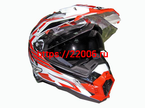 Мотошлем THH TX-27№1 white/red (XS) Мотошлем THH TX-27№1 white/red (XS)