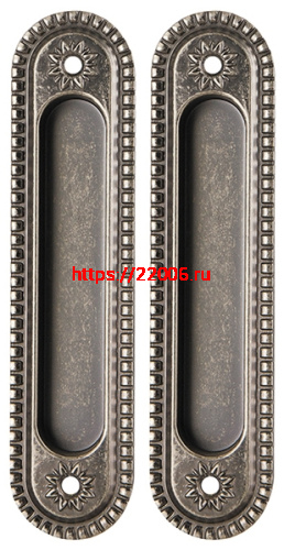 Ручка Armadillo (Армадилло) для раздвижных дверей SH.CL152.010 (SH010/CL) AS-9 античное серебро Ручка Armadillo (Армадилло) для раздвижных дверей SH.CL152.010 (SH010/CL) AS-9 античное серебро