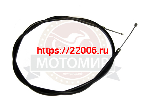 Трос газа L-1220мм, ход-120мм, Урал, старого образца (заводской) г.Ижевск Трос газа L-1220мм, ход-120мм, Урал, старого образца (заводской) г.Ижевск