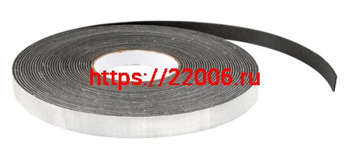 Терморасширяющийся Fuaro (Фуаро) уплотнитель ISOLAR 2000-15/B (толщина 2 мм, ширина 15 мм, длина 15,9 м), черный