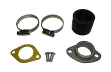 Патрубок карбюратора (впускной) 28 мм, QG-CGJQZJ, рекоменд. для карб. 24-30 + переходник 32 мм