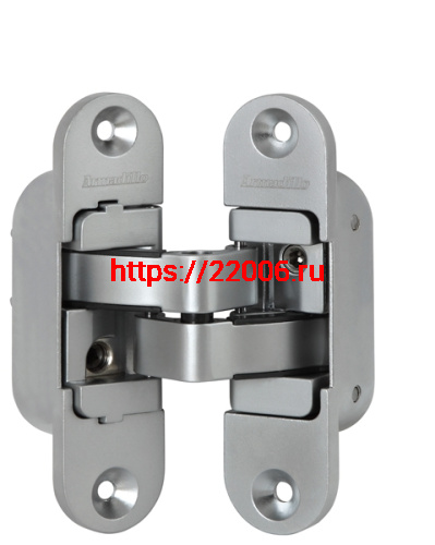 Петля Armadillo (Армадилло) скрытой установки U3D4200L SC левая (Architect 3D-ACH 40) мат. хром 40 кг