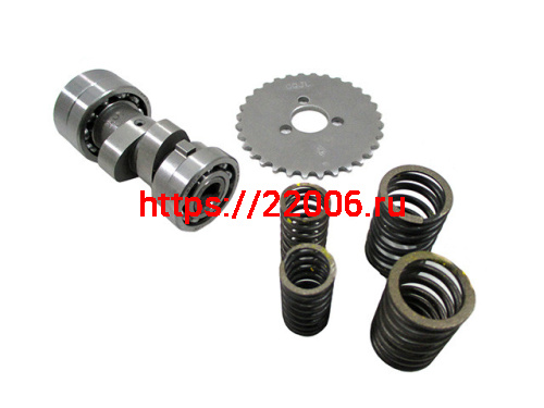 Распредвал со звездочкой и пружинами клапанов LF150 Распредвал со звездочкой и пружинами клапанов LF150