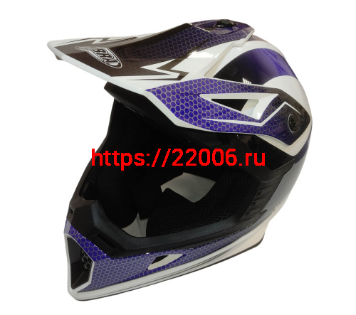 Шлем кроссовый COBRA EC H325, син/бел, крас/черн, бел/оранж, бел/лайм, син/жел., размер S