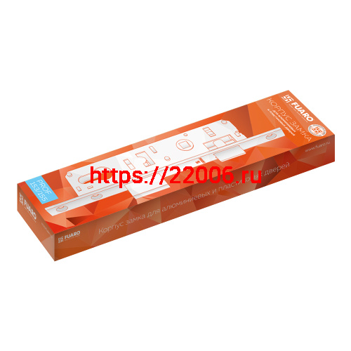 Корпус Fuaro (Фуаро) узкопрофильного замка с роликовой защелкой PROF155-25 (155-25) CP хром фото 2