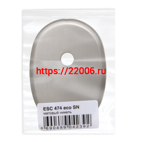 Накладка Fuaro (Фуаро) на шток цилиндра ESC.O.ECO/OV.474 (ESC 474) SN мат.никель фото 2