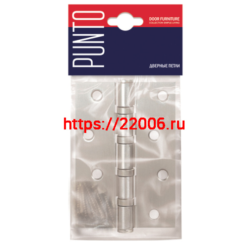 Петля Punto (Пунто) универсальная IN4100U-HD SB (4B/HD 100х70х2.5) мат.золото ПОДВЕС фото 2