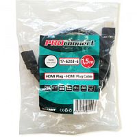 шт. HDMI-шт. HDMI, 1.5м PROconnect (шнур без фильтров)