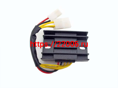 Реле регулятор напряжения TTR250Rb, GARPIA 2 фишки (2 папа + 3 мама)