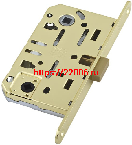 B06102.50.03 AGB (АГБ) (=B04102) Защелка врезная WC (лат.) тех. уп. без отв. пл. MEDIANA POLARIS