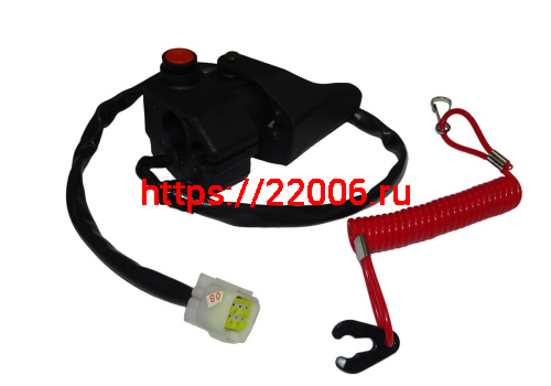 Рычаг газа с подогревом DINGO Т150 и аварийкой  (Пр) фото 3