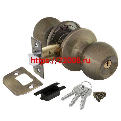 Ручка Fuaro (Фуаро) защелка DK672/BL AB-ET (672/BL AB-E) ( кл/фик.) бронза Ручка Fuaro (Фуаро) защелка DK672/BL AB-ET (672/BL AB-E) ( кл/фик.) бронза