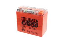 Аккумулятор 12В20Ач HEMEN ENERGY DS12201 (YTX20L-BS) С ДИСПЛЕЕМ (гелевый) (обр. пол) (175*87*154мм)