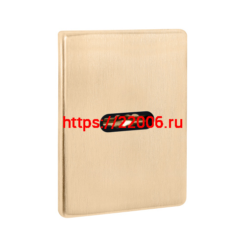 Накладка Fuaro (Фуаро) на сувальдный замок ESC.S-auto.RL/K.486 (ESC 486-S.auto RL) SSG сатинированное золото (1шт)