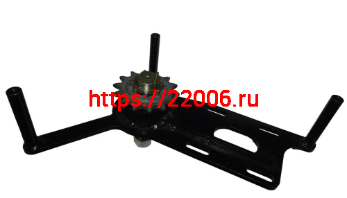 Вал промежуточный для мотоцикла САФАРИ 3 в сборе с кронштейном и звездами фото 2