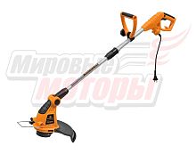 Электротриммер CARVER TR-500T (500Вт) (телескоп. штанга, поворотный корпус двиг., леска 1,6мм)