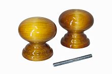 Ручка-кнопка veles (ВЕЛЕС) Лиственница