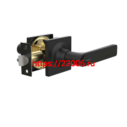 Ручка Punto (Пунто) защелка DK710/BL BL-BK (фик.) черный