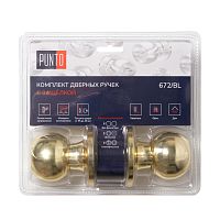 Ручка Punto (Пунто) защелка DK672/BL PB-ET (кл./фик.) золото