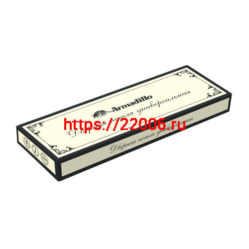 Петля Armadillo (Армадилло) универсальная Castillo CL 500-A4 102x76x3,5 FG-10 Французское золото фото 2