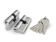 Цилиндровый Fuaro (Фуаро) механизм R300/70 mm (30+10+30) CP хром 5 кл.