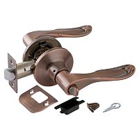 Ручка Punto (Пунто) защелка DK630 AC-BK (6030 AC-B) (фик.) медь