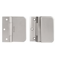 Петля Armadillo (Армадилло) для стеклянной двери Space.GL.H01 (2 шт) AL алюминий