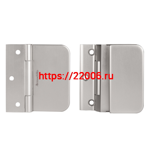 Петля Armadillo (Армадилло) для стеклянной двери Space.GL.H01 (2 шт) AL алюминий
