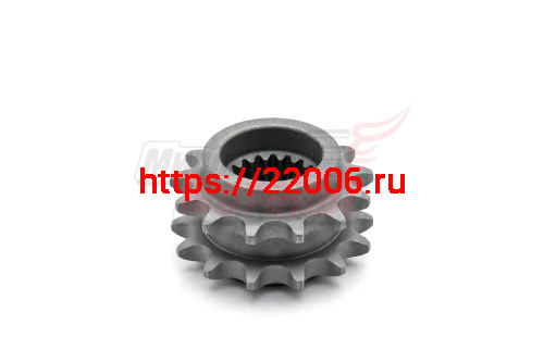 Звездочка 2х рядная ведущая (к/в) МБ-2М 5-18 (168FL,168F-2L,170FL)