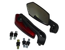 Зеркала (ZX 25 16) d8-10 черные, черно-красные