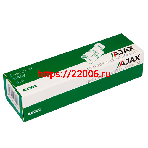 Цилиндровый Ajax (Аякс) механизм (AX202/70) AX2002Knob70 (30+10+30) CP хром с вертушкой фото 2