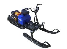 Мотобуксировщик компактный с лыжным модулем ЛИДЕР-ДЕЛЬТА-3, CVTL (+Фара) 10 л.с., TAV2-40,, РЕВЕРС