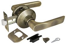 Ручка Fuaro (Фуаро) защелка DK624/BL AB-PS (624/BL AB-P) (без фик.) бронза