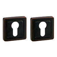 Накладка Punto (Пунто) под цилиндр ET QR ABL-28 темная медь