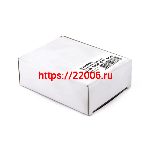 Задвижка Fuaro (Фуаро) врезная DB-ECO.860 (DB 860 eco) CP (хром) 60мм фото 2