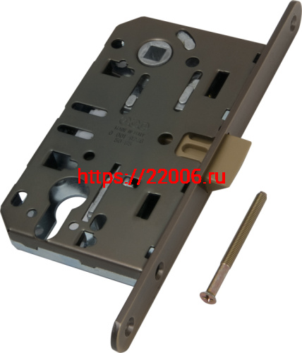 Корпус AGB (АГБ) врезного замка под цилиндр MEDIANA EVOLUTION B01103.50.12 (античная бронза)