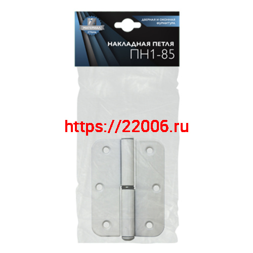 Петля veles (ВЕЛЕС) накладная ПН1-85 белая, левая ПОДВЕС фото 2