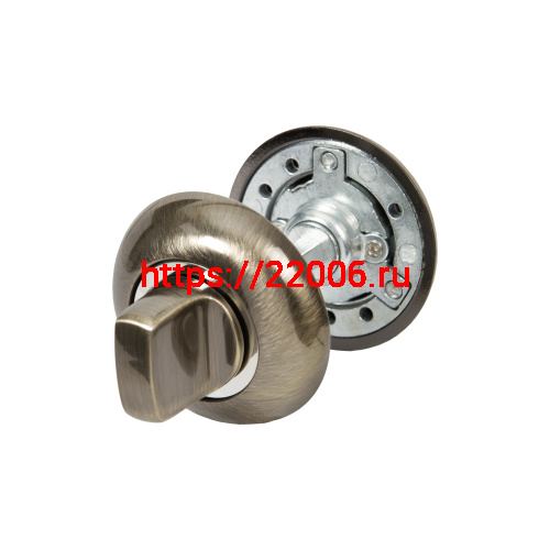 Ручка поворотная Ajax (Аякс) с фиксацией ключом BK6.FIX.JR AB-7 бронза фото 4