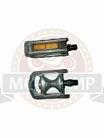 Педали Вело алюминий Comfort+противоскользящая поверхность 101х72мм. (FP-920В)