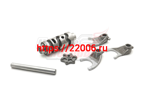 Вал переключения передач (копирный, с вилками и осью) 163FML-2 (200cc), 167FMM (250cc)