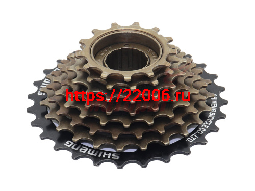 Блок спортивный 8 звезд (Трещотка 13-28 зуб., Резьба 1.37"х24TPI BSCY) аналог SHIMANO Блок спортивный 8 звезд (Трещотка 13-28 зуб., Резьба 1.37"х24TPI BSCY) аналог SHIMANO