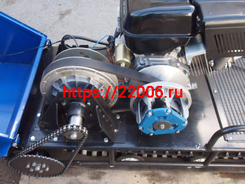 Мотобуксировщик без лыжного модуля 20 л.с., С РЕВЕРСОМ ЛИДЕР-1Р-3Т-20АП (3 тл.), АДАПТ. ПОДВЕСКА фото 2