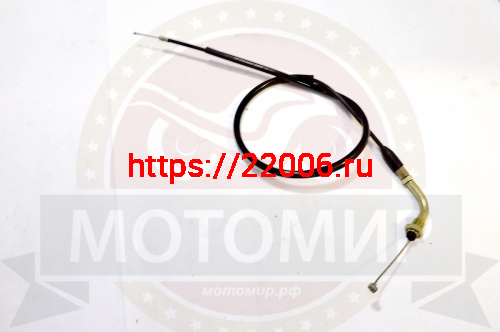 Трос газа L-850мм, ход 100мм, М10 загнутый, COLT (НАБОР) Трос газа L-850мм, ход 100мм, М10 загнутый, COLT (НАБОР)