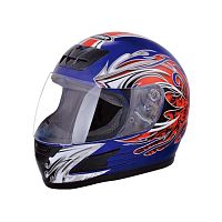 Мотошлем YM-802 синий (XL)