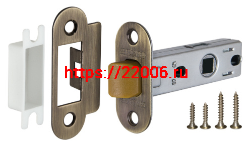 Защелка Fuaro (Фуаро) врезная PLASTP22-45-25 AB бронза Защелка Fuaro (Фуаро) врезная PLASTP22-45-25 AB бронза