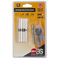 Цилиндровый Kale kilit (Кале килит) механизм 164 OBS SNE/80 (30+10+40) mm никель 5 кл. new