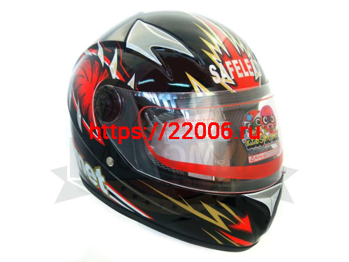 Шлем интеграл "Safelead" HF-909 Детский, рисунок E07, размер S (16 шт. в уп.) фото 3